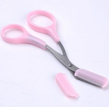 Load image into Gallery viewer, Beauty Tools Eyebrow Scissors with Eyebrow Comb
