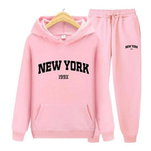 Load image into Gallery viewer, New York Pullover Sweatpants Hoodie Sportswear Suit
