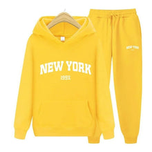 Load image into Gallery viewer, New York Pullover Sweatpants Hoodie Sportswear Suit
