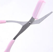 Load image into Gallery viewer, Beauty Tools Eyebrow Scissors with Eyebrow Comb
