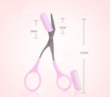 Load image into Gallery viewer, Beauty Tools Eyebrow Scissors with Eyebrow Comb
