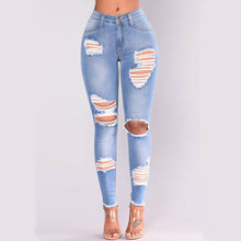 Load image into Gallery viewer, New Girls on the Block Ripped jeans
