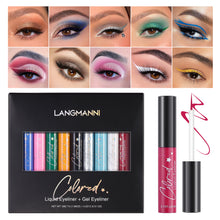 Load image into Gallery viewer, Make-up Eyeliner Liquid  And Gel Pen Combination Set
