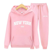 Load image into Gallery viewer, New York Pullover Sweatpants Hoodie Sportswear Suit
