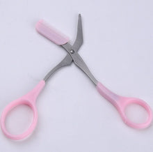 Load image into Gallery viewer, Beauty Tools Eyebrow Scissors with Eyebrow Comb
