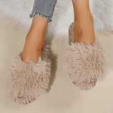 Load image into Gallery viewer, Fluffy Slippers Female Winter Wear
