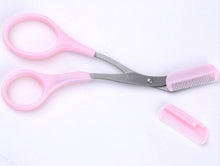 Load image into Gallery viewer, Beauty Tools Eyebrow Scissors with Eyebrow Comb
