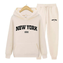 Load image into Gallery viewer, New York Pullover Sweatpants Hoodie Sportswear Suit
