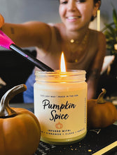 Load image into Gallery viewer, WAX &amp; WIT Fall Candles, Autumn Pumpkin Spice Scented Candles
