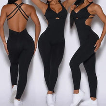 Load image into Gallery viewer, Fitness Yoga  Jumpsuit Sport Set
