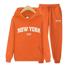 Load image into Gallery viewer, New York Pullover Sweatpants Hoodie Sportswear Suit
